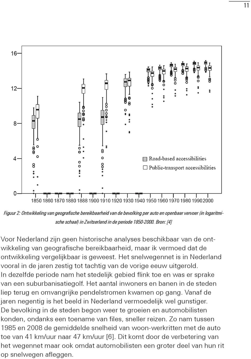 Het snelwegennet is in Nederland vooral in de jaren zestig tot tachtig van de vorige eeuw uitgerold. In dezelfde periode nam het stedelijk gebied flink toe en was er sprake van een suburbanisatiegolf.