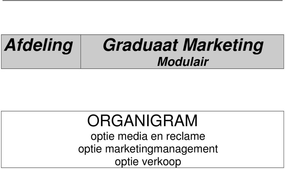 media en reclame optie