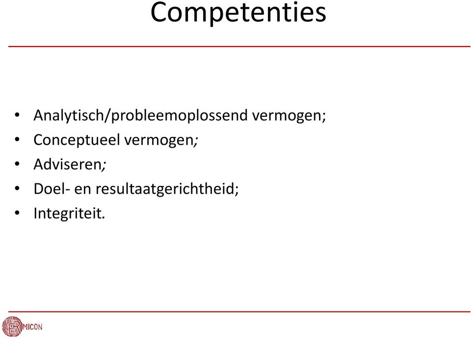 vermogen; Conceptueel vermogen;