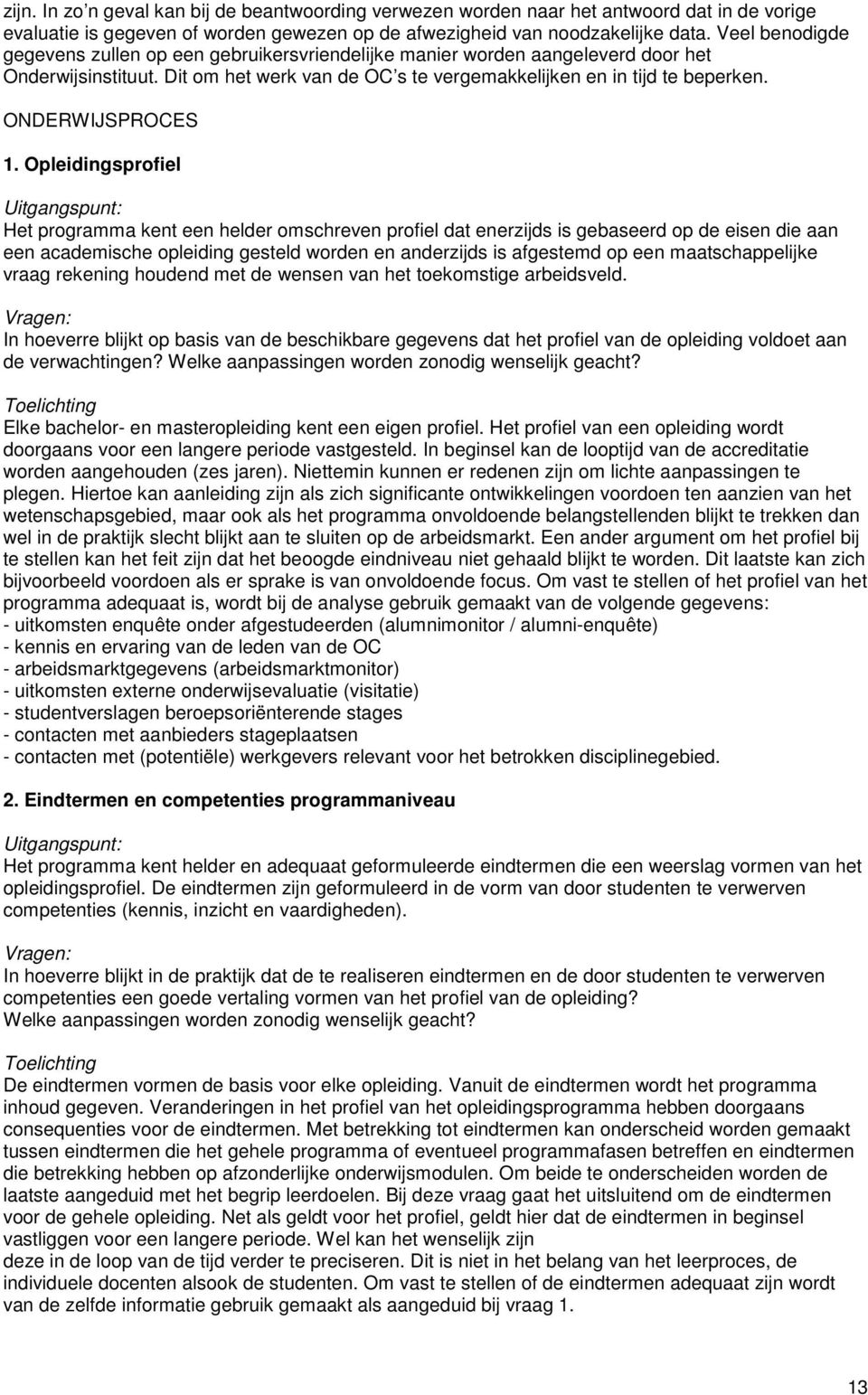 ONDERWIJSPROCES 1.