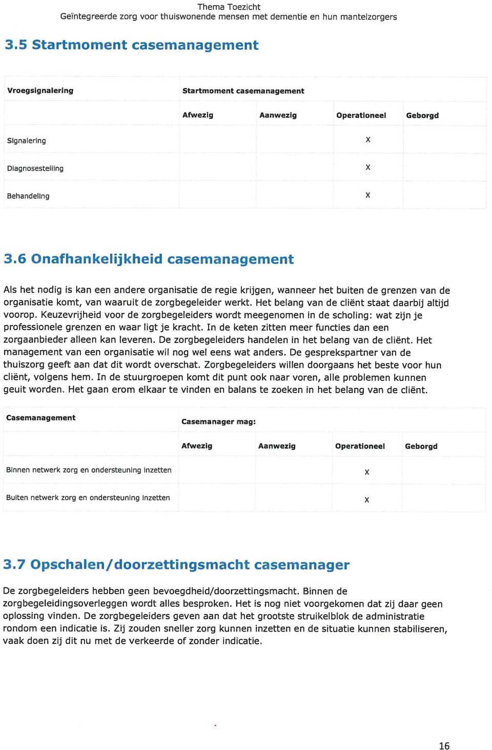 Het belang van de cliënt staat daarbij altijd voorop. Keuzevrijheid voor de zorgbegeleiders wordt meegenomen in de scholing: wat zijn je professionele grenzen en waar ligt je kracht.