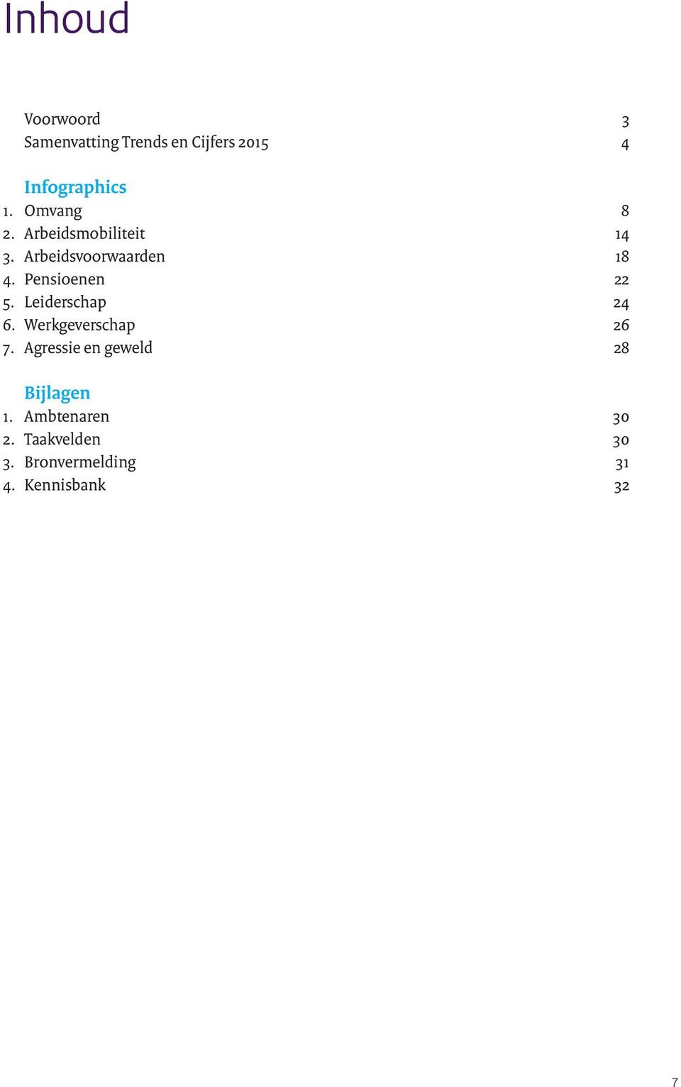 Pensioenen 22 5. Leiderschap 24 6. Werkgeverschap 26 7.