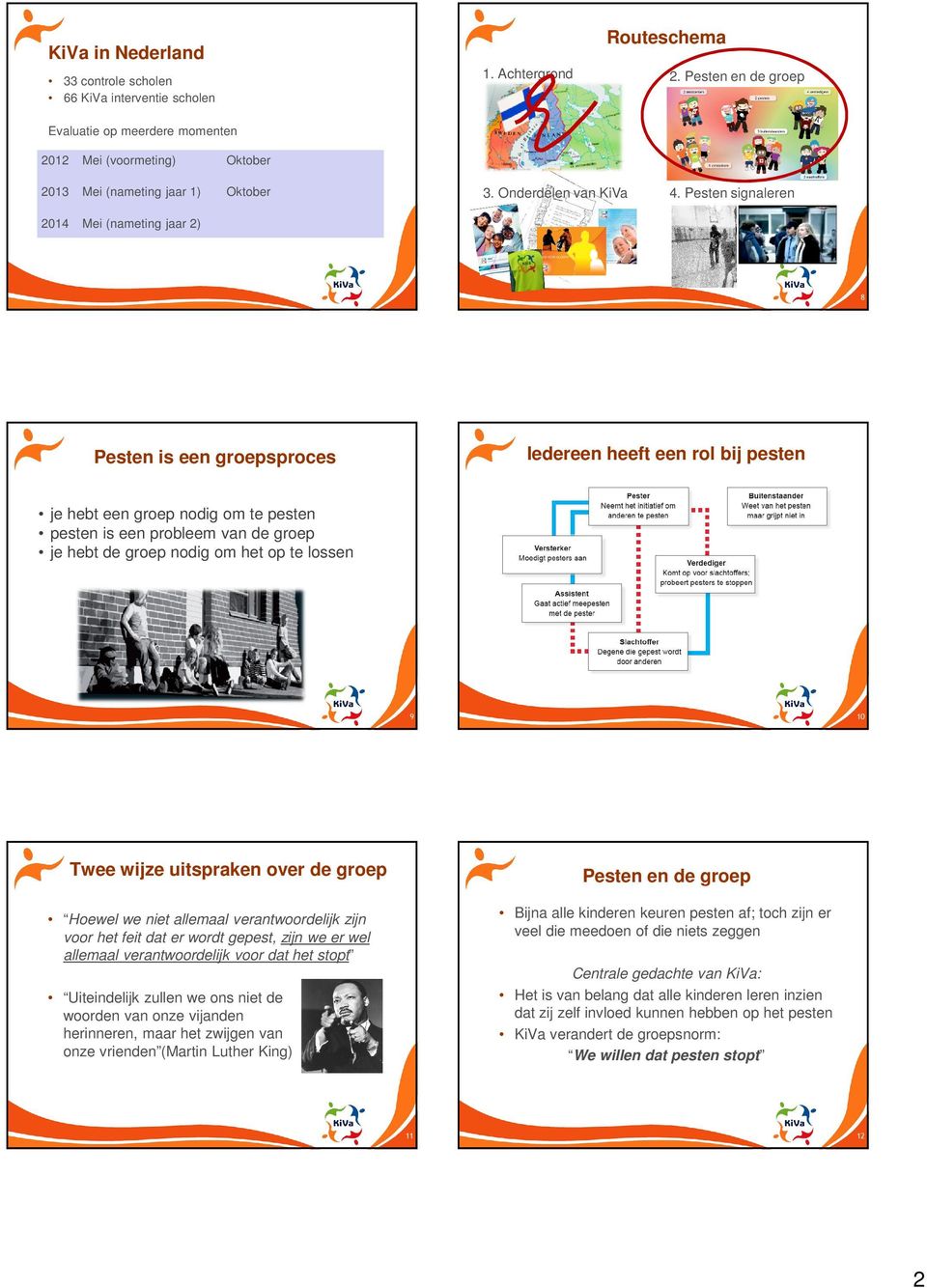 Pesten signaleren 8 Pesten is een groepsproces Iedereen heeft een rol bij pesten je hebt een groep nodig om te pesten pesten is een probleem van de groep je hebt de groep nodig om het op te lossen 9