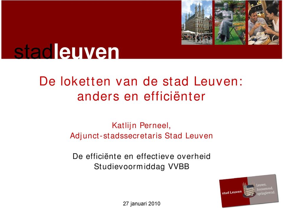 Adjunct-stadssecretaris Stad Leuven De