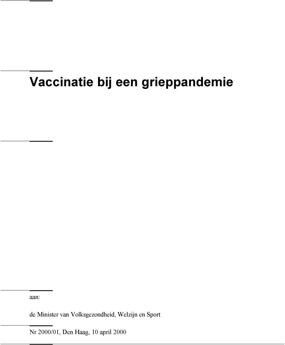 van Volksgezondheid, Welzijn