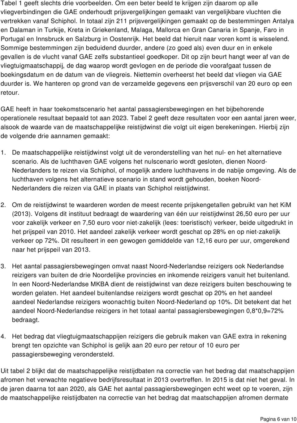 In totaal zijn 211 prijsvergelijkingen gemaakt op de bestemmingen Antalya en Dalaman in Turkije, Kreta in Griekenland, Malaga, Mallorca en Gran Canaria in Spanje, Faro in Portugal en Innsbruck en