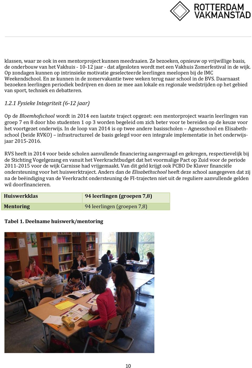 Op zondagen kunnen op intrinsieke motivatie geselecteerde leerlingen meelopen bij de IMC Weekendschool. En ze kunnen in de zomervakantie twee weken terug naar school in de BVS.