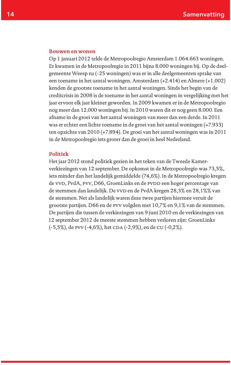 002) kenden de grootste toename in het aantal woningen. Sinds het begin van de creditcrisis in 2008 is de toename in het aantal woningen in vergelijking met het jaar ervoor elk jaar kleiner geworden.