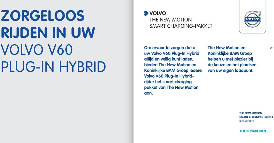 Volvo V60 Plug-In Hybridrijder het smart chargingpakket van aan.