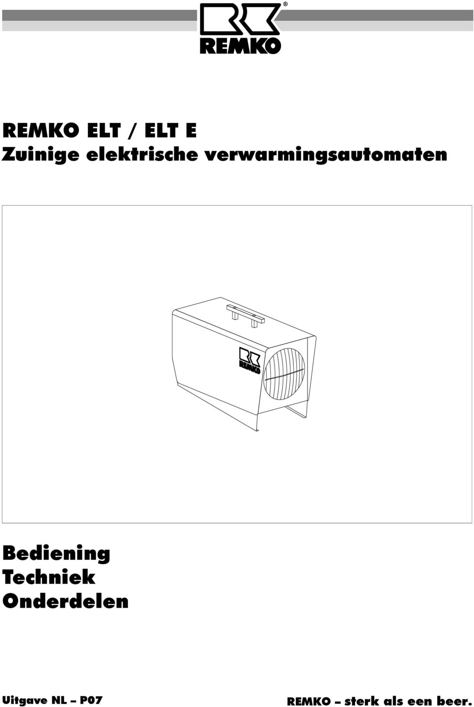 Bediening Techniek Onderdelen