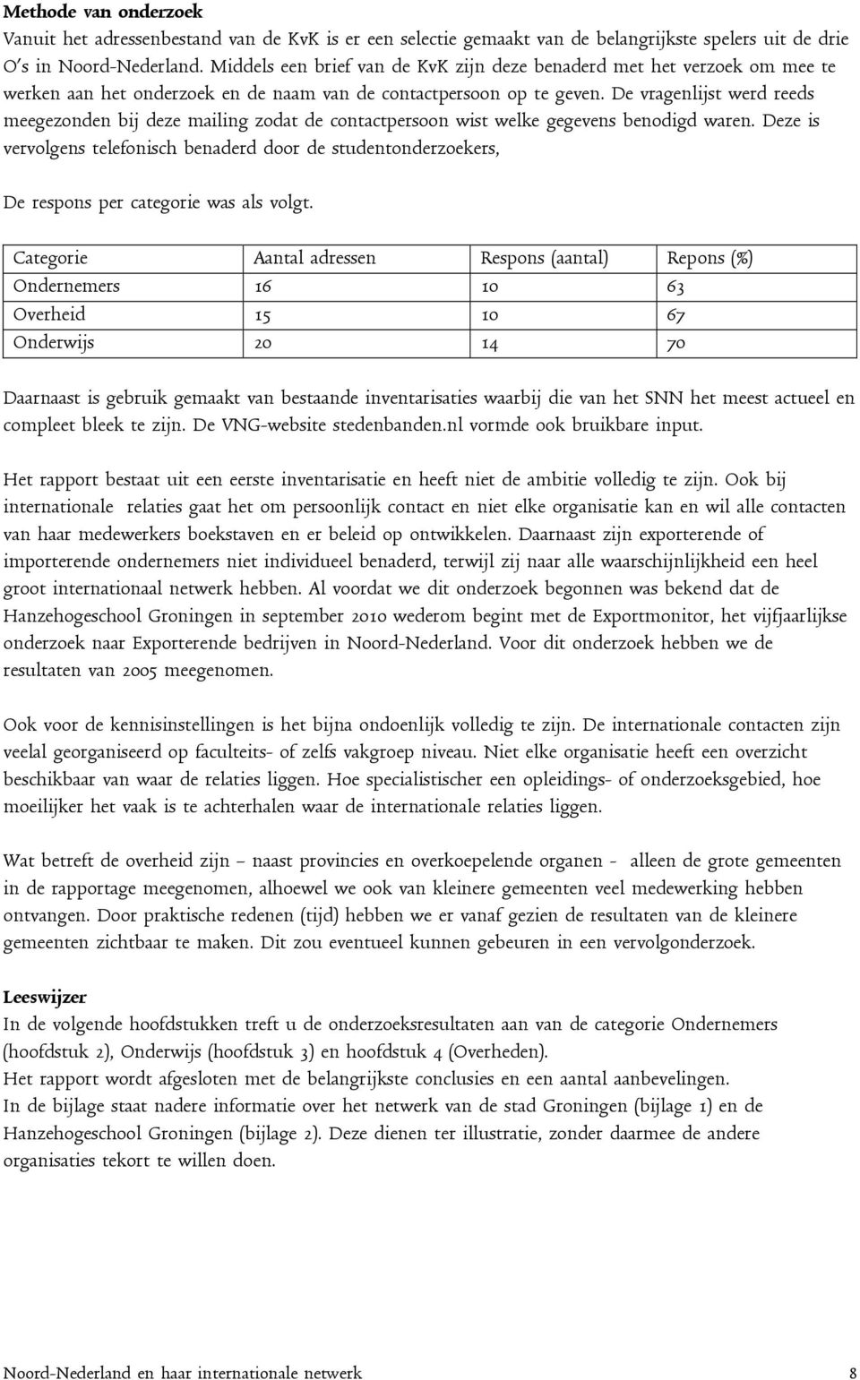 De vragenlijst werd reeds meegezonden bij deze mailing zodat de contactpersoon wist welke gegevens benodigd waren.