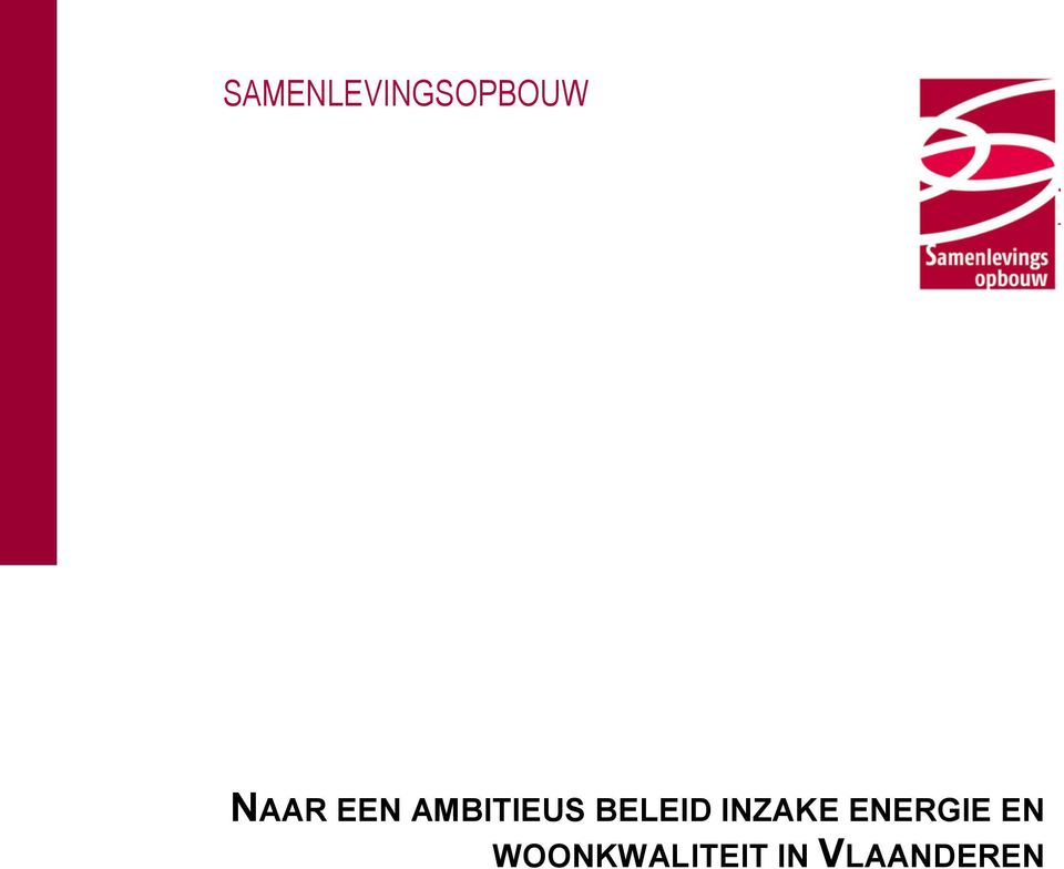 BELEID INZAKE ENERGIE