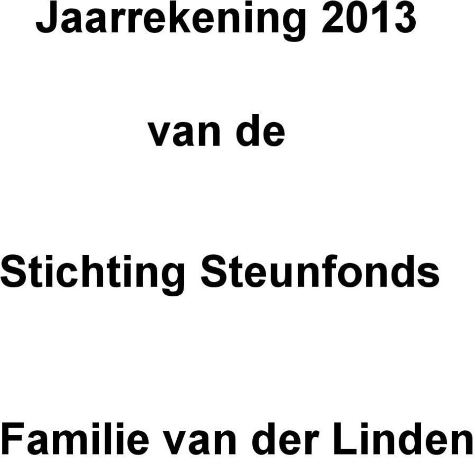 Stichting