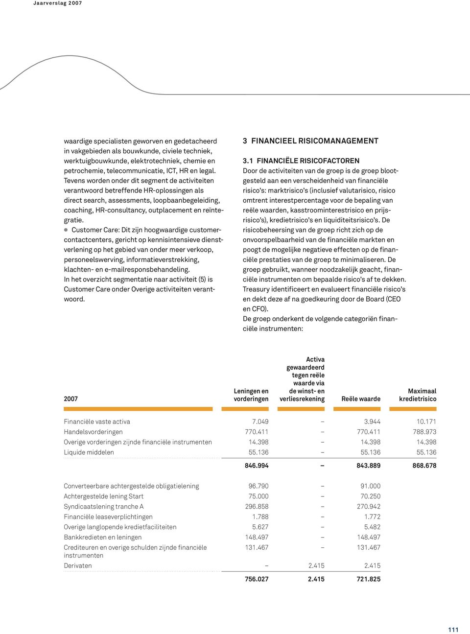 Tevens worden onder dit segment de activiteiten verantwoord betreffende HR-oplossingen als direct search, assessments, loopbaanbegeleiding, coaching, HR-consultancy, outplacement en reïntegratie.