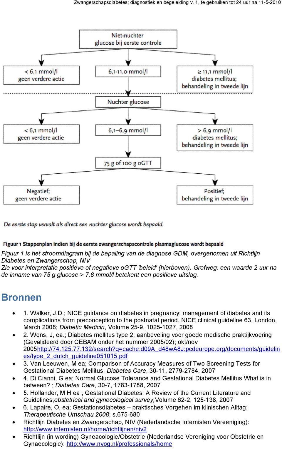 ; NICE guidance on diabetes in pregnancy: management of diabetes and its complications from preconception to the postnatal period. NICE clinical guideline 63.