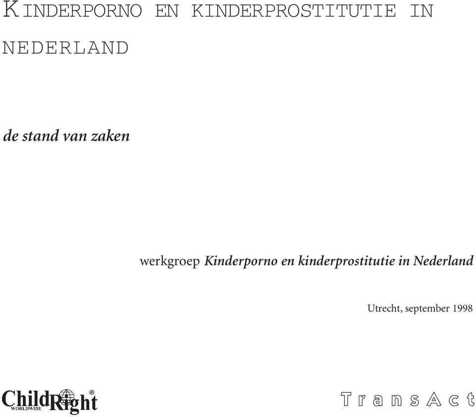 werkgroep Kinderporno en