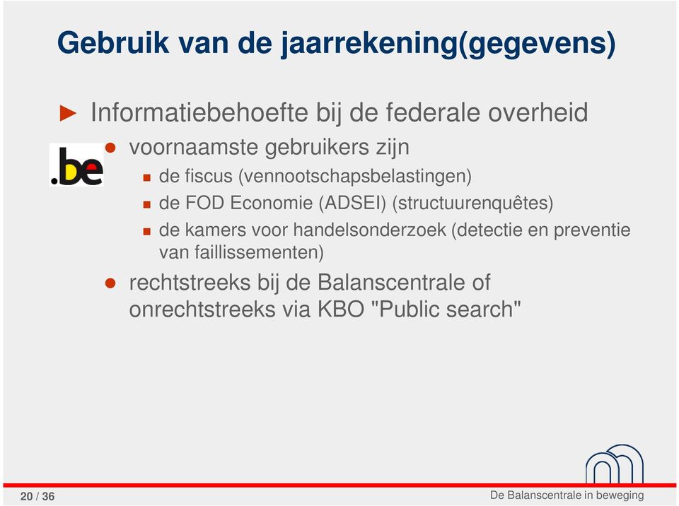 (ADSEI) (structuurenquêtes) de kamers voor handelsonderzoek (detectie en preventie van