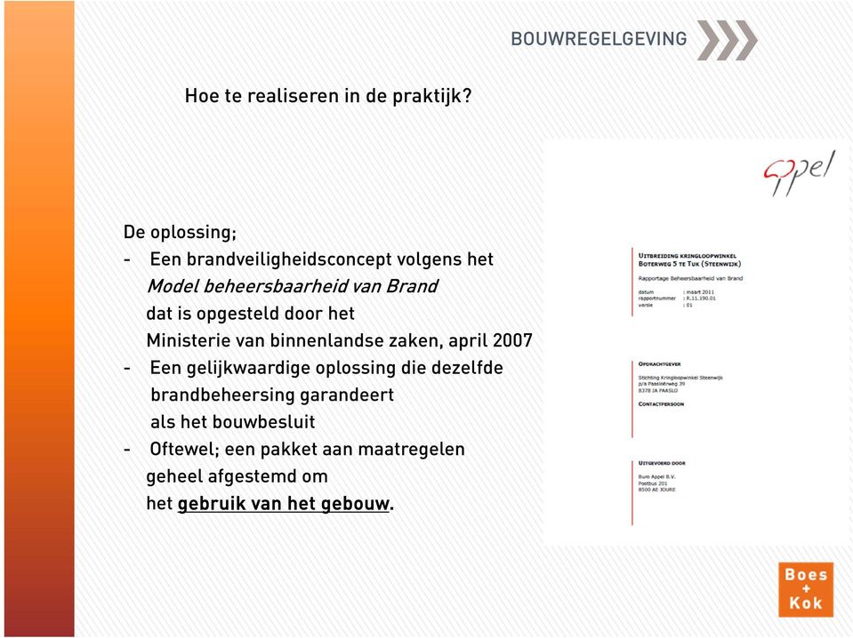 is opgesteld door het Ministerie van binnenlandse zaken, april 2007 - Een gelijkwaardige