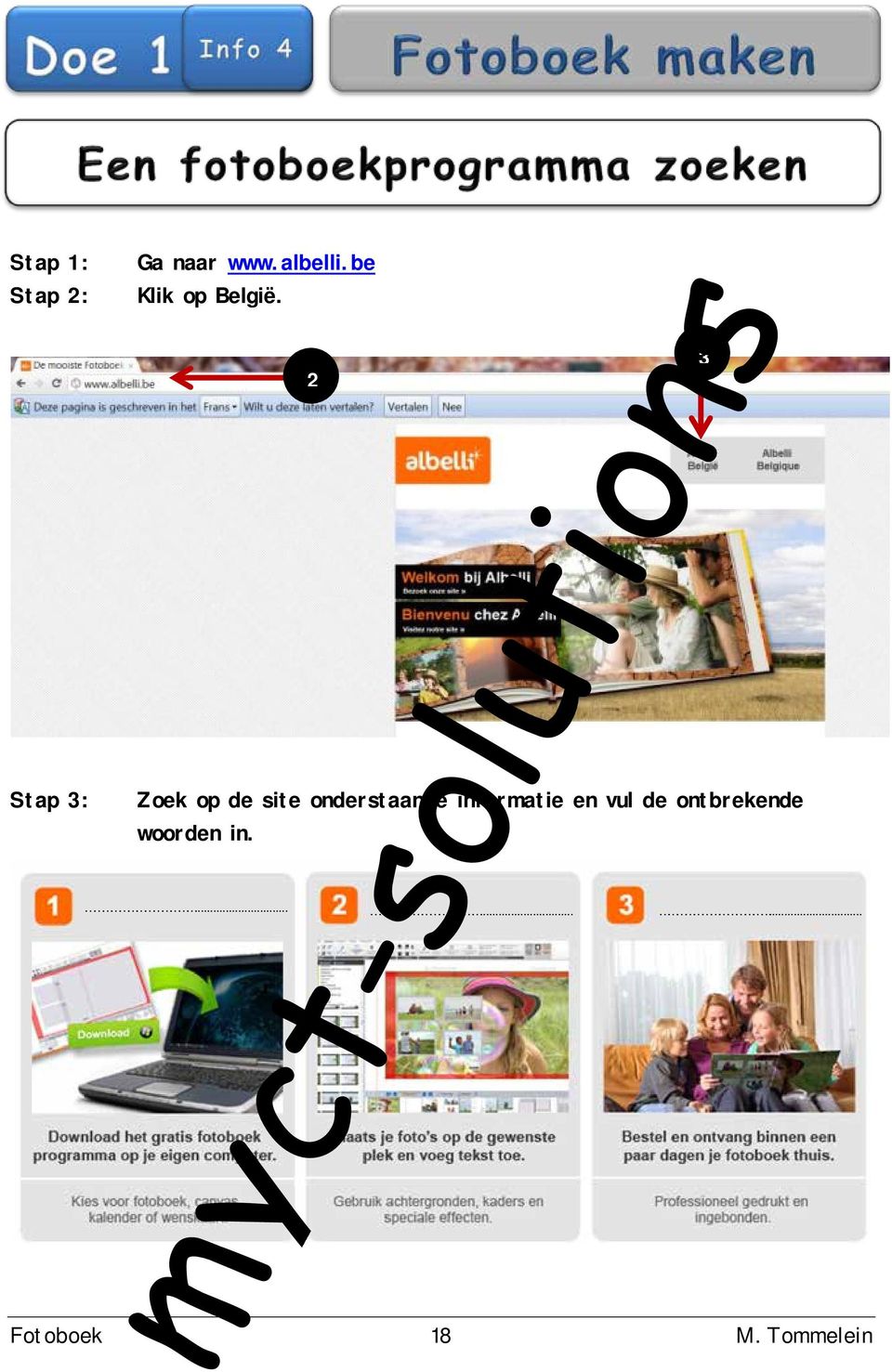 2 3 Stap 3: Zoek op de site onderstaande