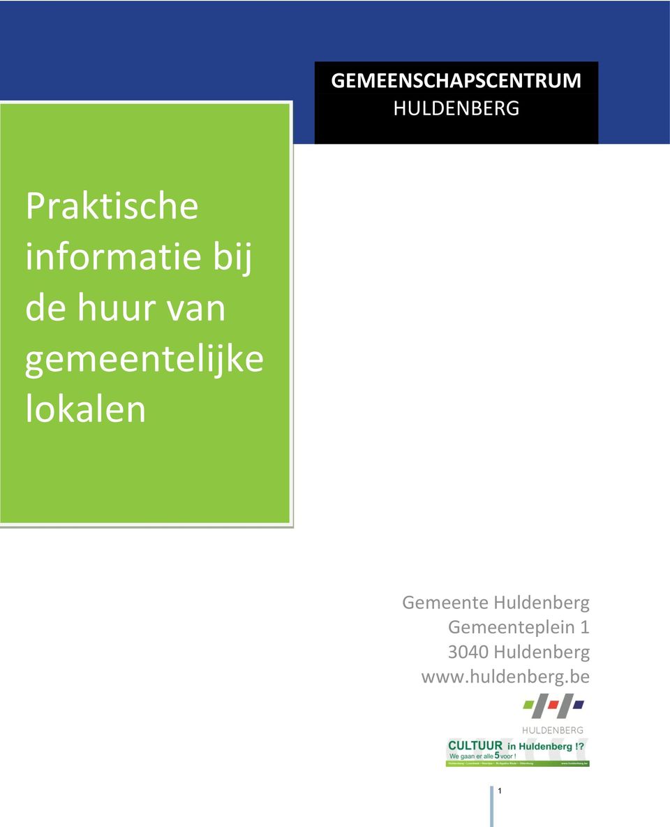 gemeentelijke lokalen Gemeente