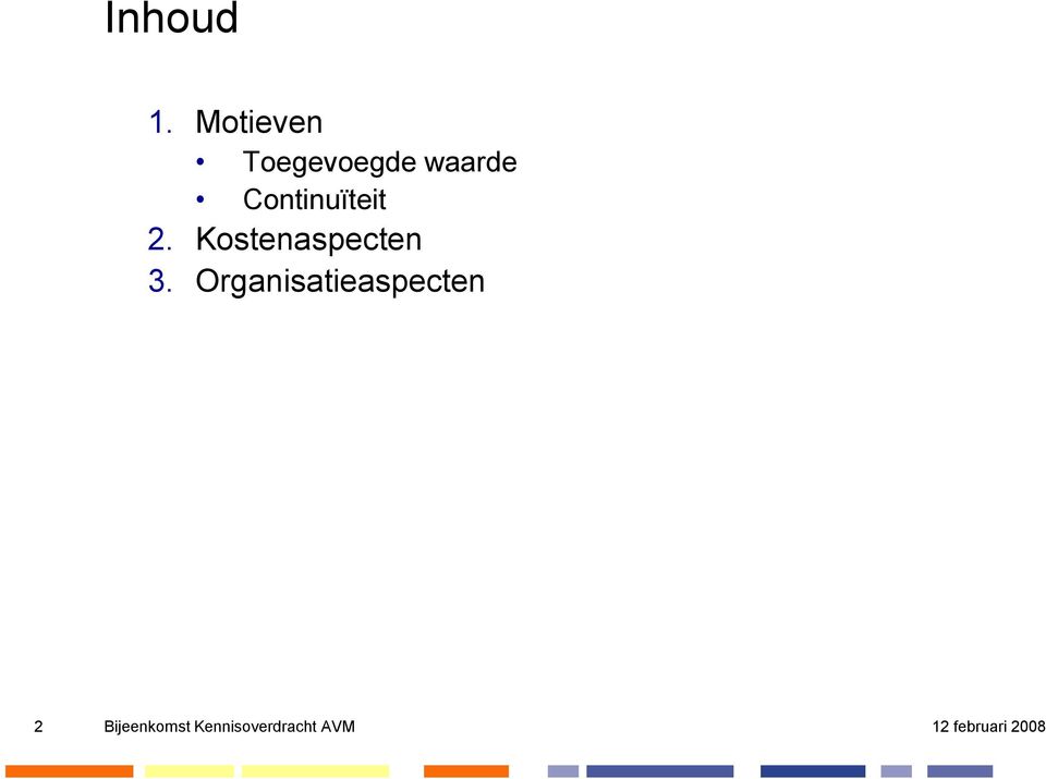 waarde Continuïteit 2.