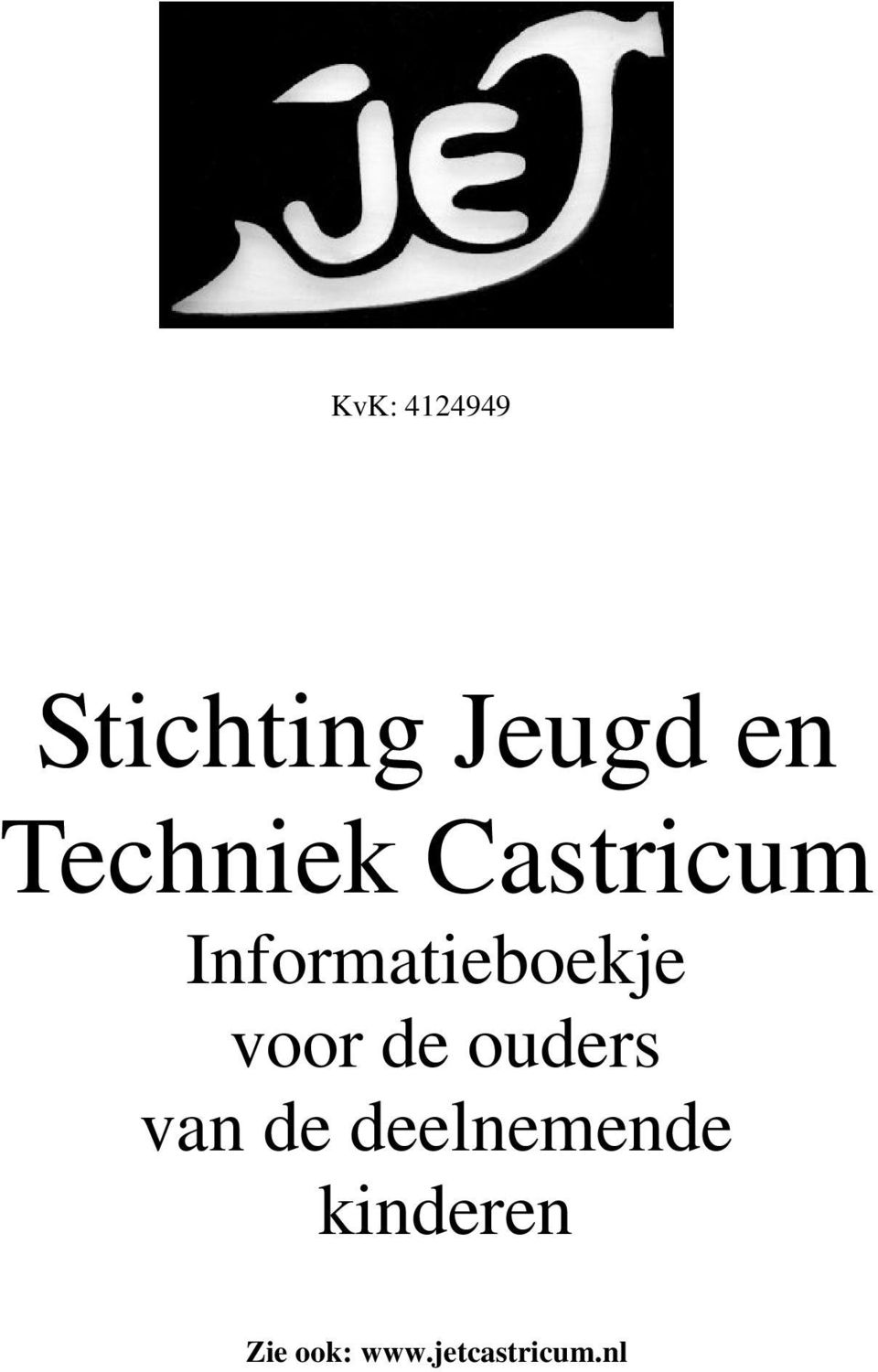 Informatieboekje voor de ouders