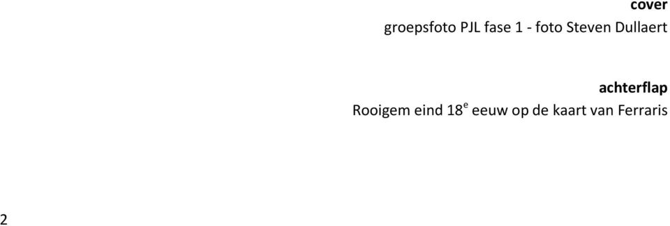 achterflap Rooigem eind 18