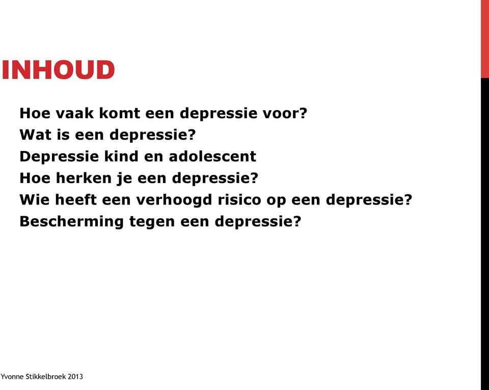 Depressie kind en adolescent Hoe herken je een