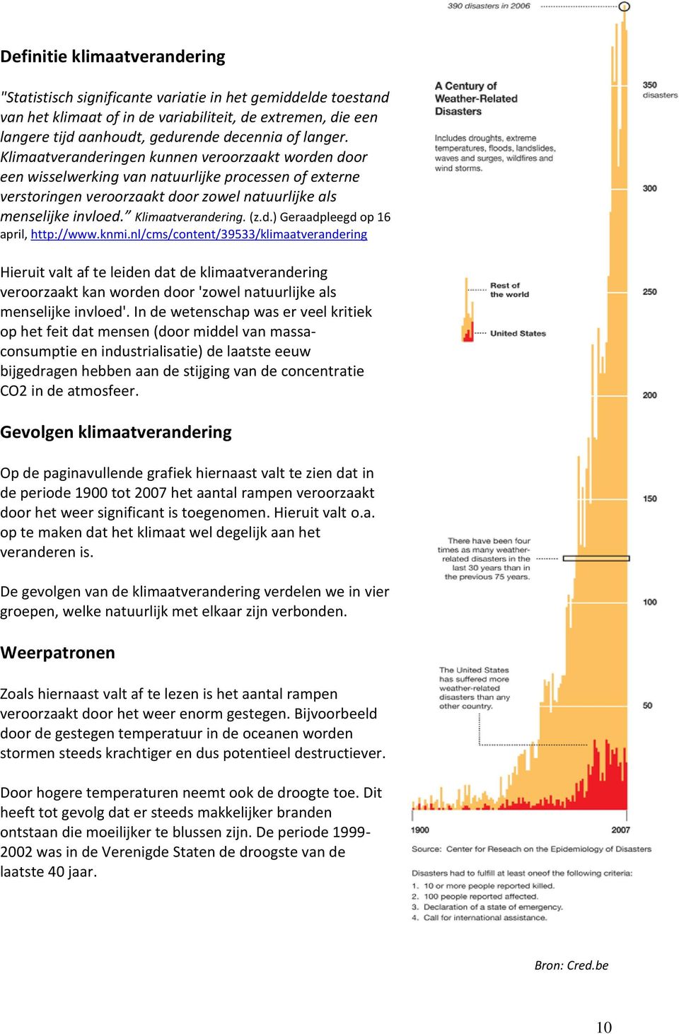 Klimaatverandering. (z.d.) Geraadpleegd op 16 april, http://www.knmi.