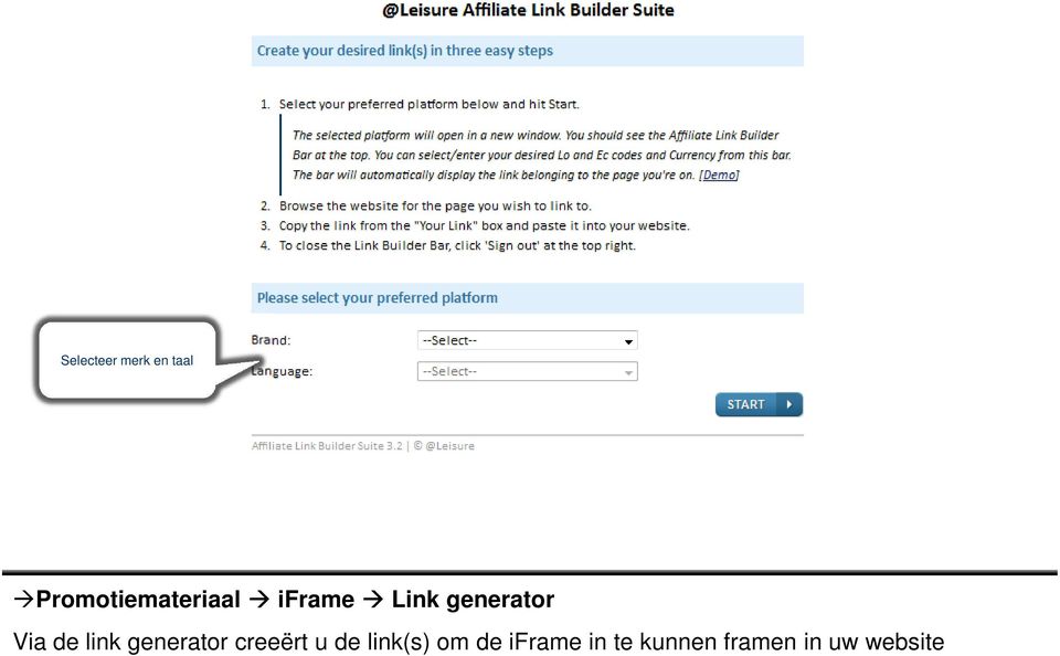 generator Via de link generator