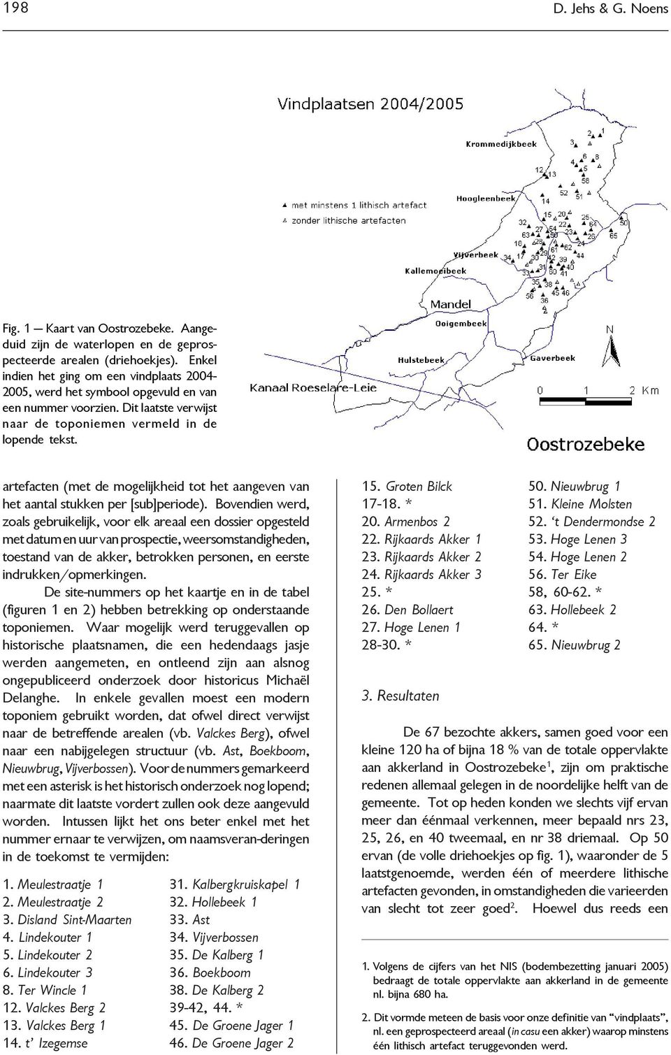 artefacten (met de mogelijkheid tot het aangeven van het aantal stukken per [sub]periode).