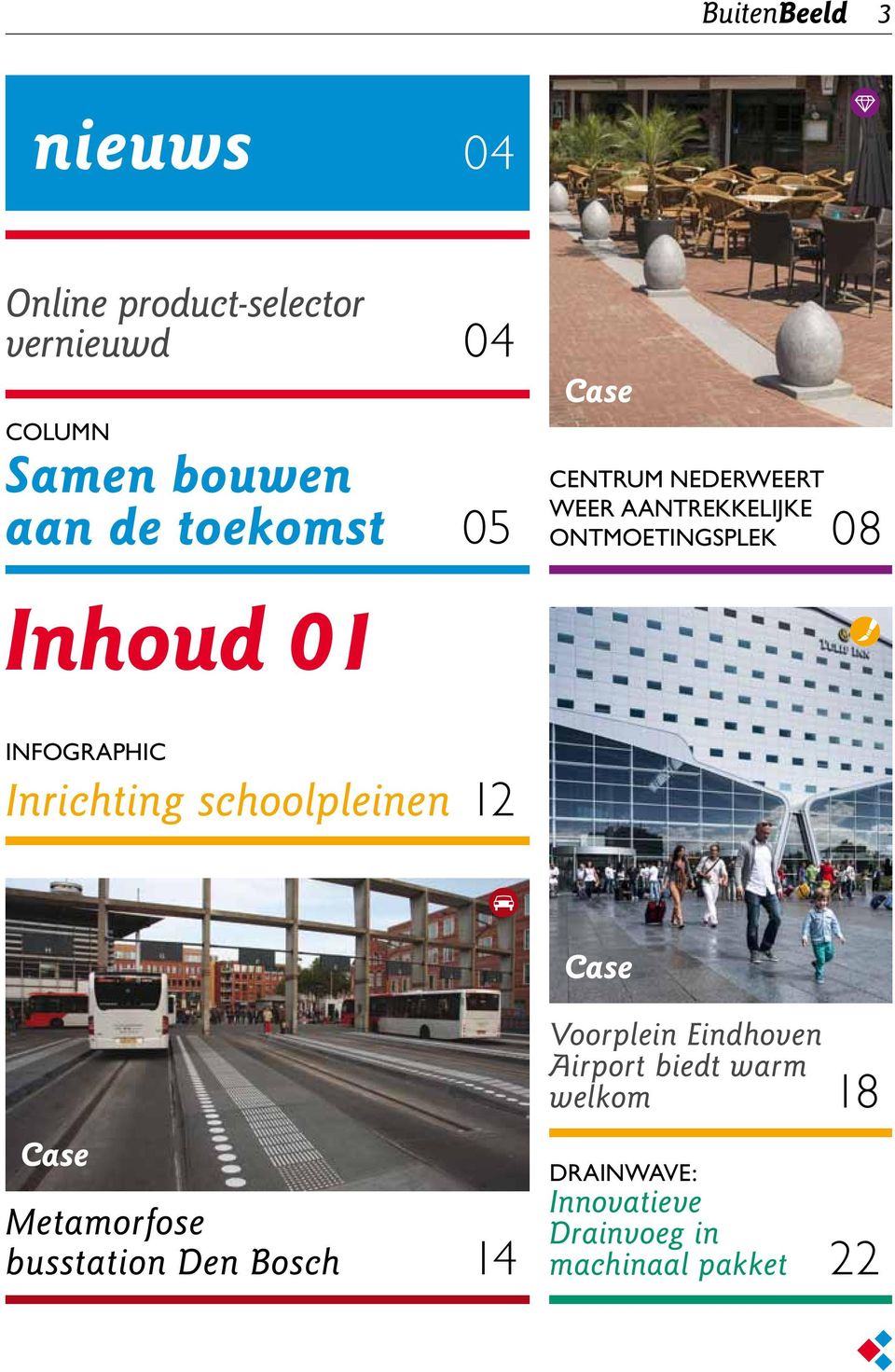 Infographic Inrichting schoolpleinen 12 Case Metamorfose busstation Den Bosch 14 Case