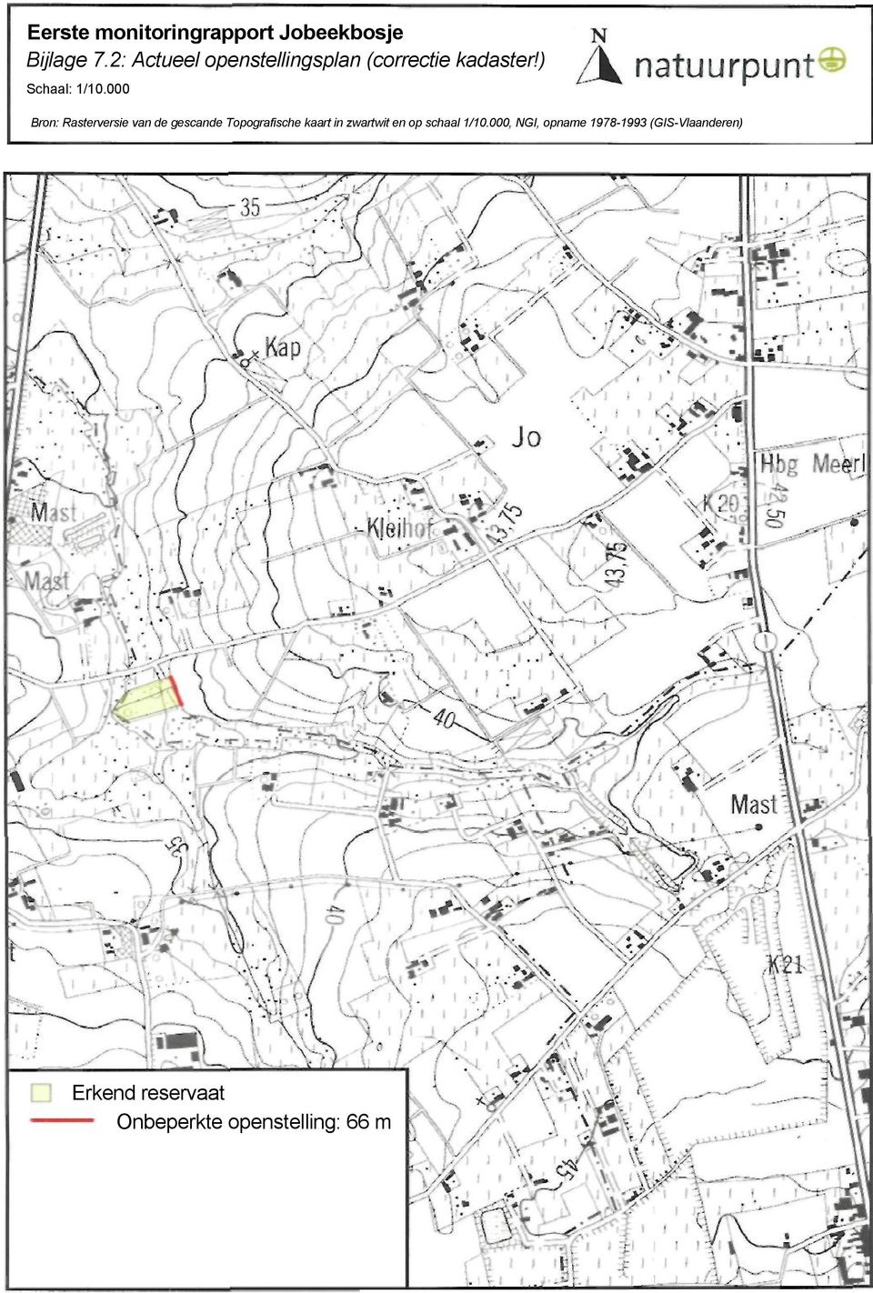 000 Bron: Rasterversie van de gescande Topografische kaart in zwartwit