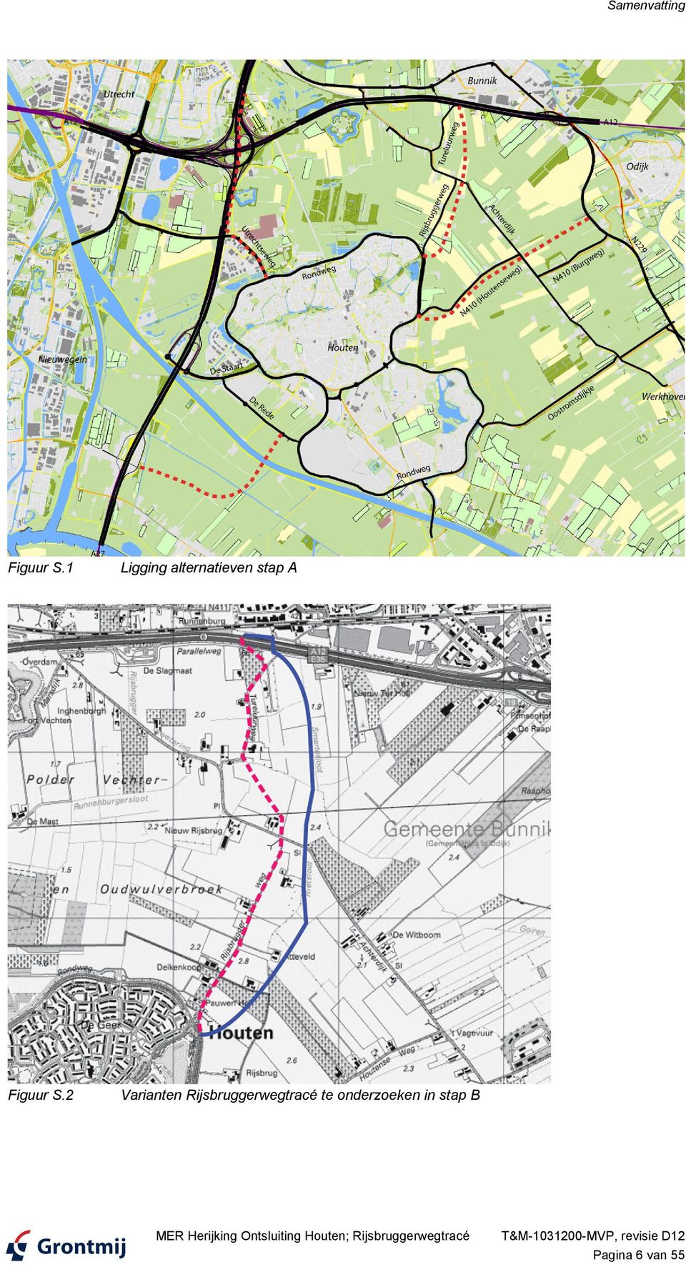 2 Varianten Rijsbruggerwegtracé te onderzoeken in stap