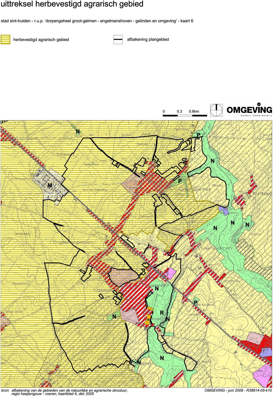 agrarisch gebied afbakening plangebied 0 0.3 0.
