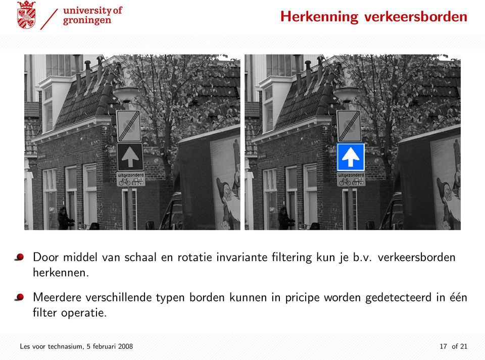 Meerdere verschillende typen borden kunnen in pricipe worden