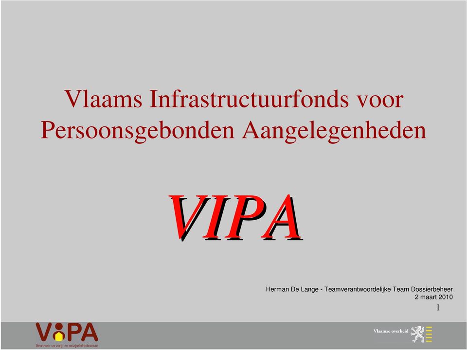 VIPA Herman De Lange -
