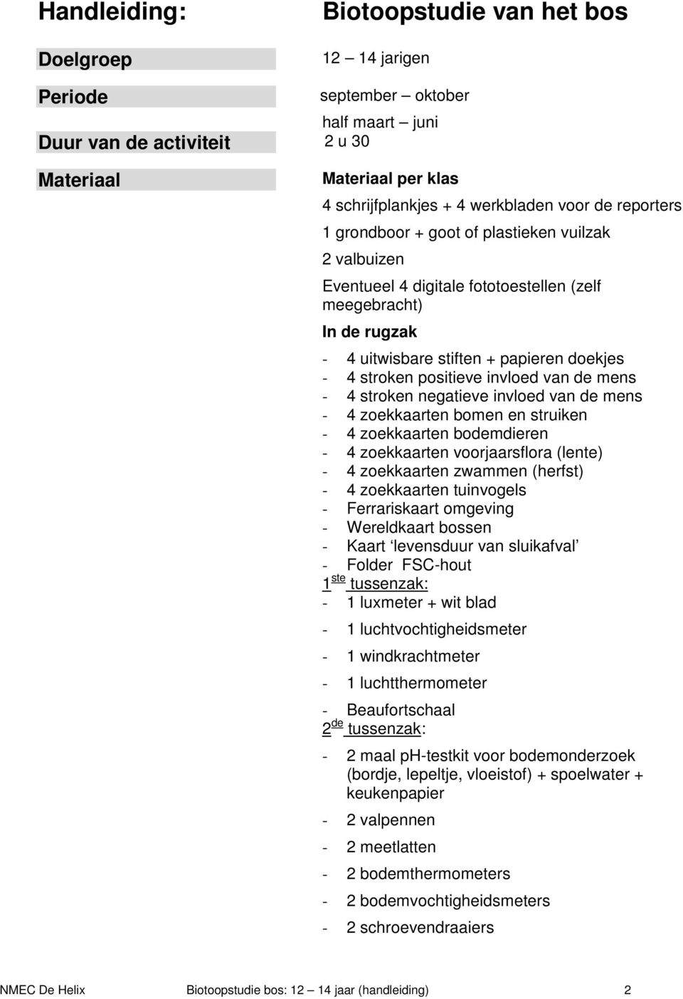 positieve invloed van de mens - 4 stroken negatieve invloed van de mens - 4 zoekkaarten bomen en struiken - 4 zoekkaarten bodemdieren - 4 zoekkaarten voorjaarsflora (lente) - 4 zoekkaarten zwammen