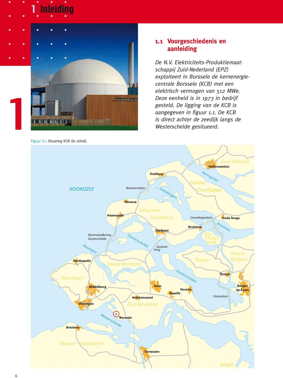 1 Situering KCB (in cirkel).