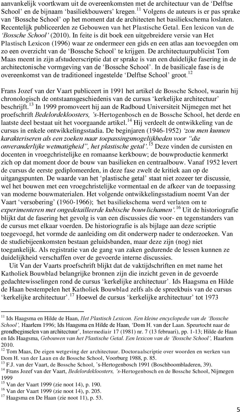 Een lexicon van de Bossche School (2010).