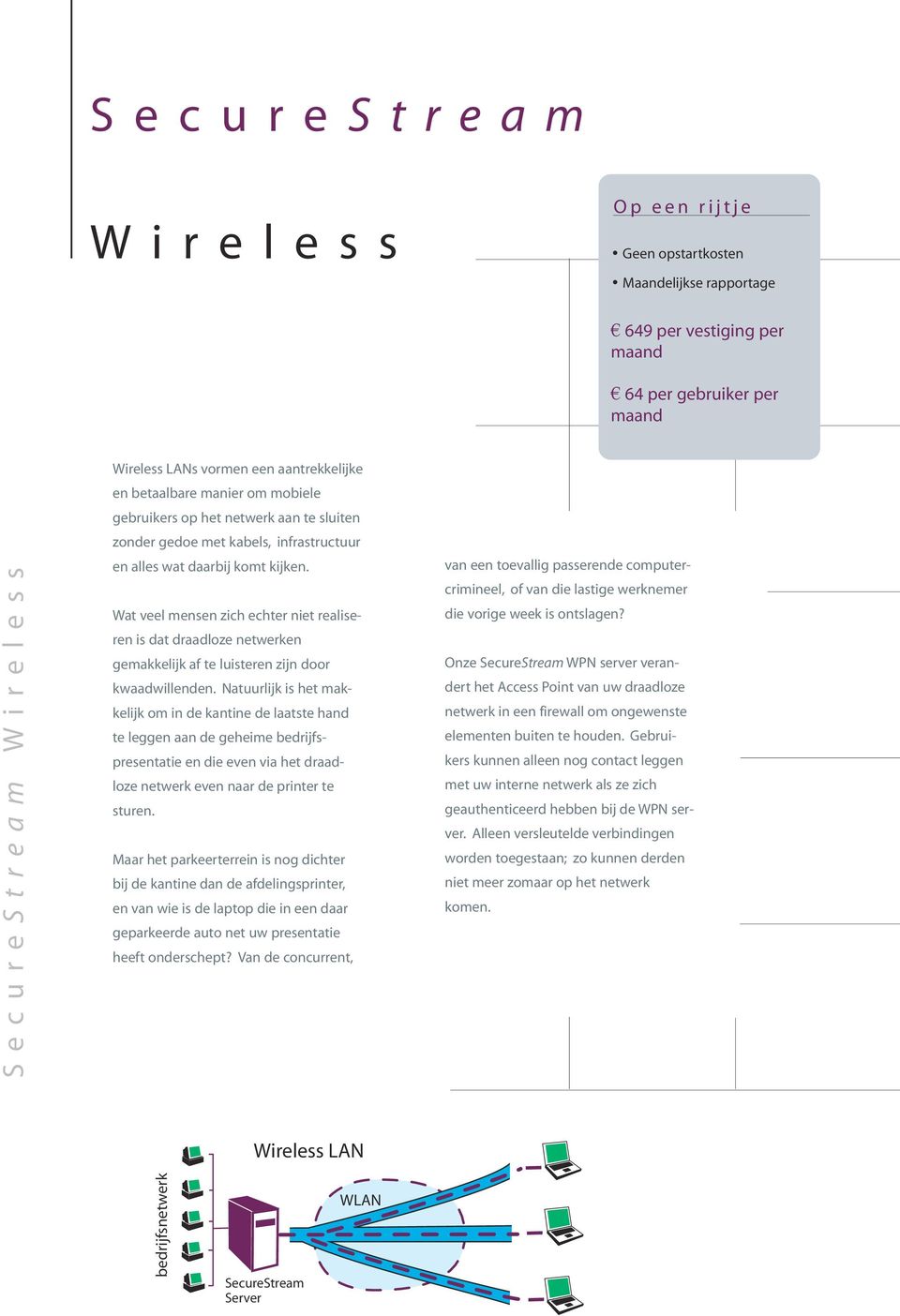 Wat veel mensen zich echter niet realiseren is dat draadloze netwerken gemakkelijk af te luisteren zijn door kwaadwillenden.