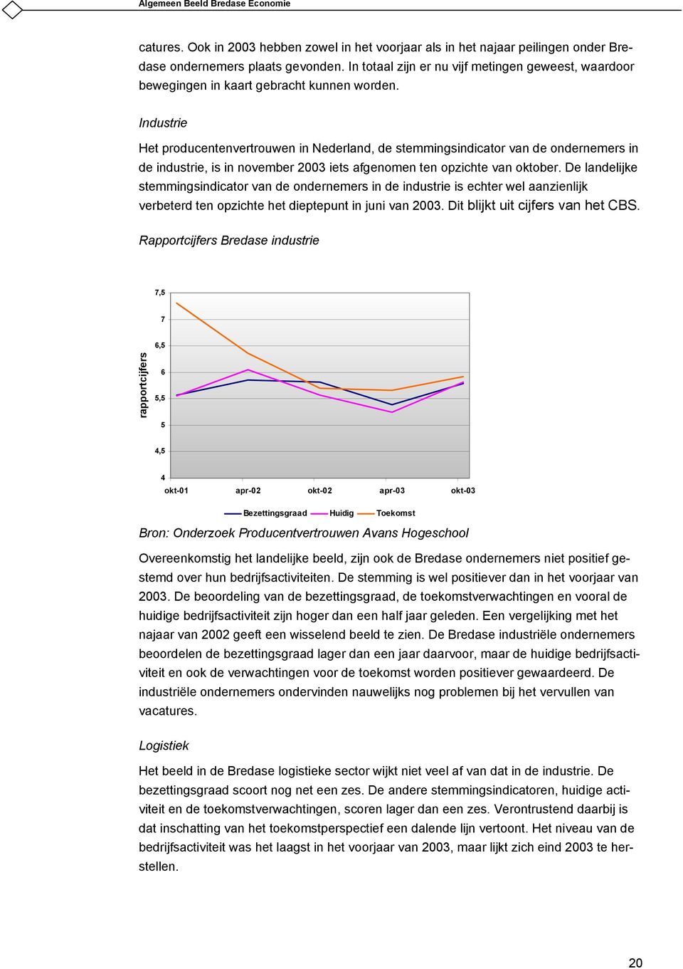 Industrie Het producentenvertrouwen in Nederland, de stemmingsindicator van de ondernemers in de industrie, is in november 2003 iets afgenomen ten opzichte van oktober.