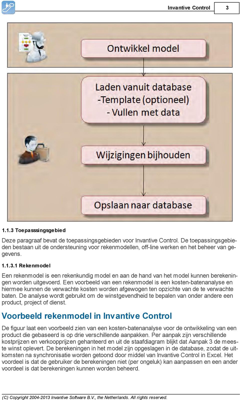 1 Rekenmodel Een rekenmodel is een rekenkundig model en aan de hand van het model kunnen berekeningen worden uitgevoerd.