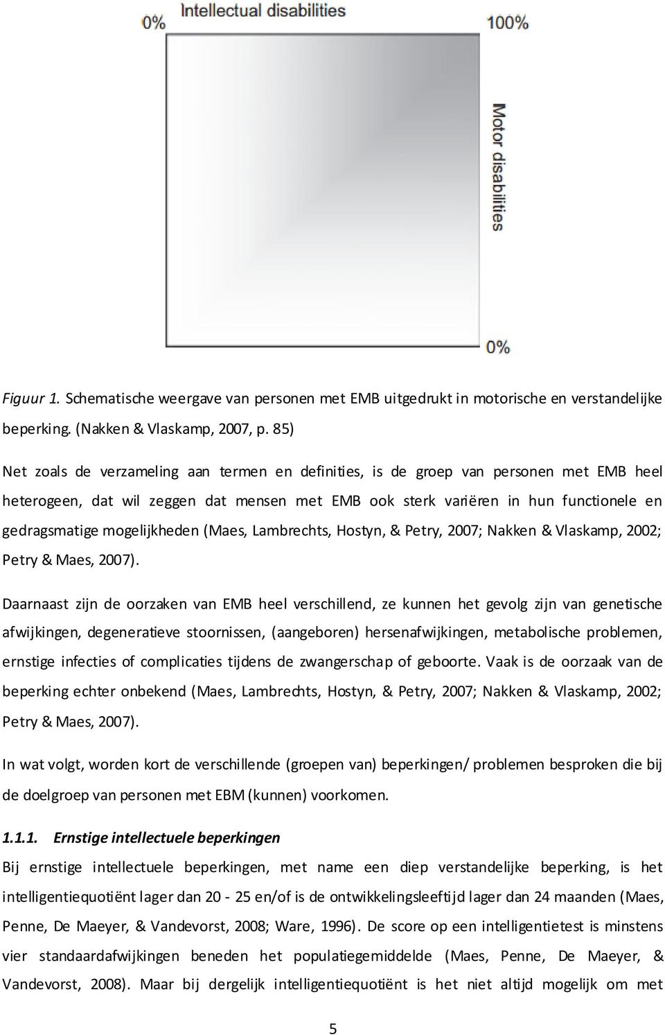 mogelijkheden (Maes, Lambrechts, Hostyn, & Petry, 2007; Nakken & Vlaskamp, 2002; Petry & Maes, 2007).