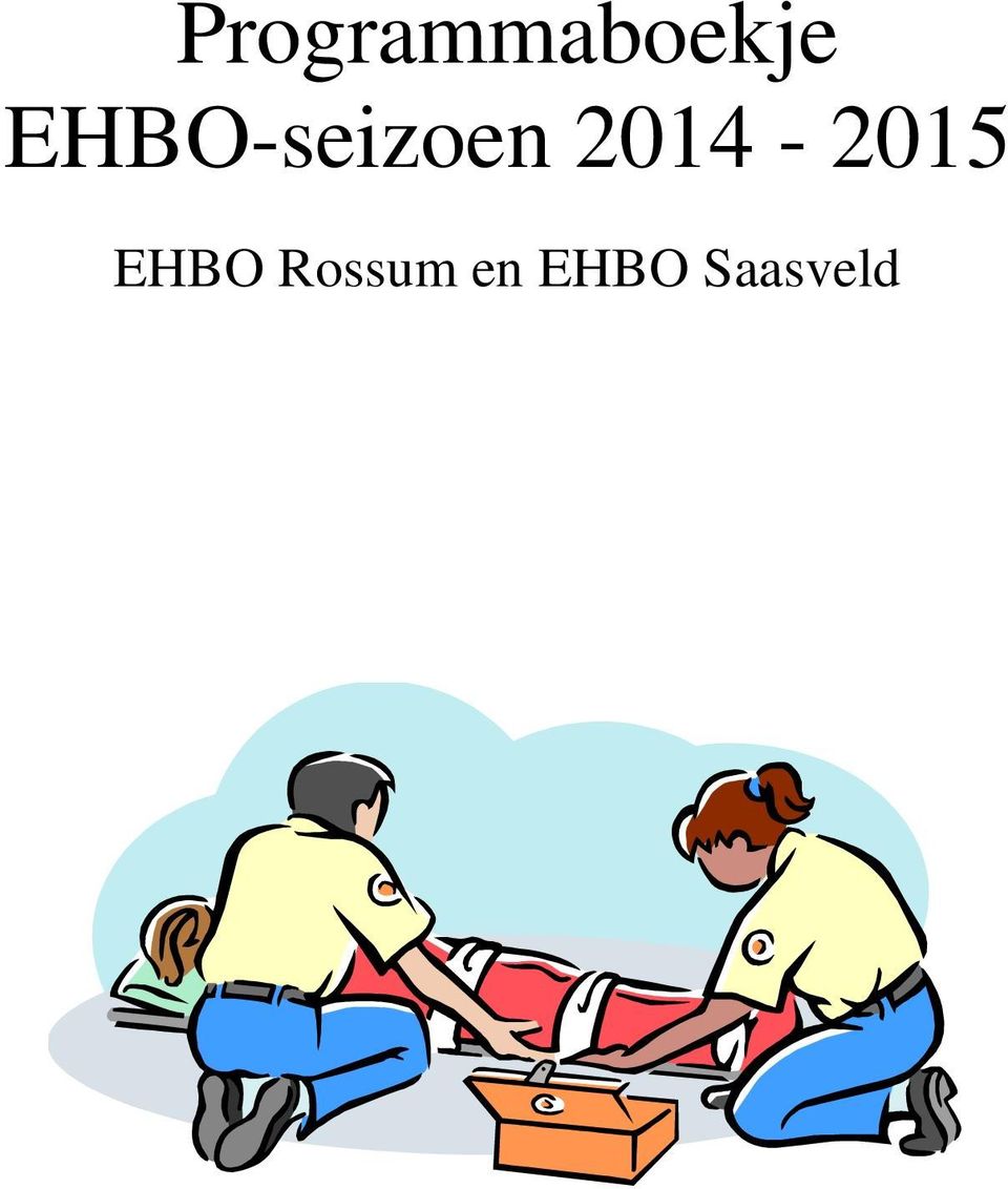 2014-2015 EHBO