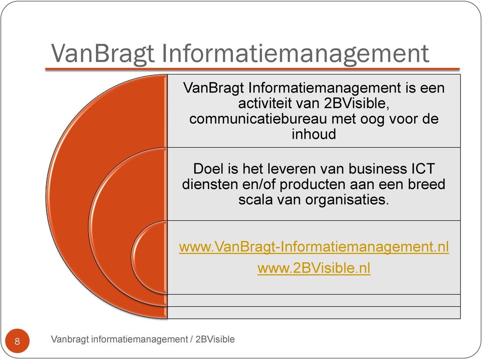 is het leveren van business ICT diensten en/of producten aan een breed