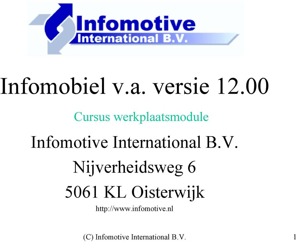 International B.V.