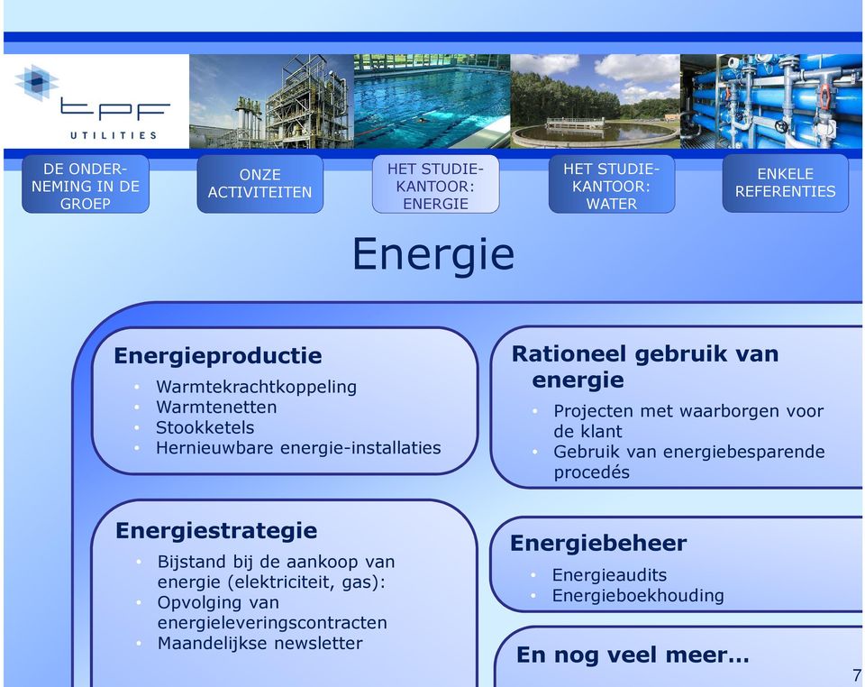 procedés Energiestrategie Bijstand bij de aankoop van energie (elektriciteit, gas): Opvolging van