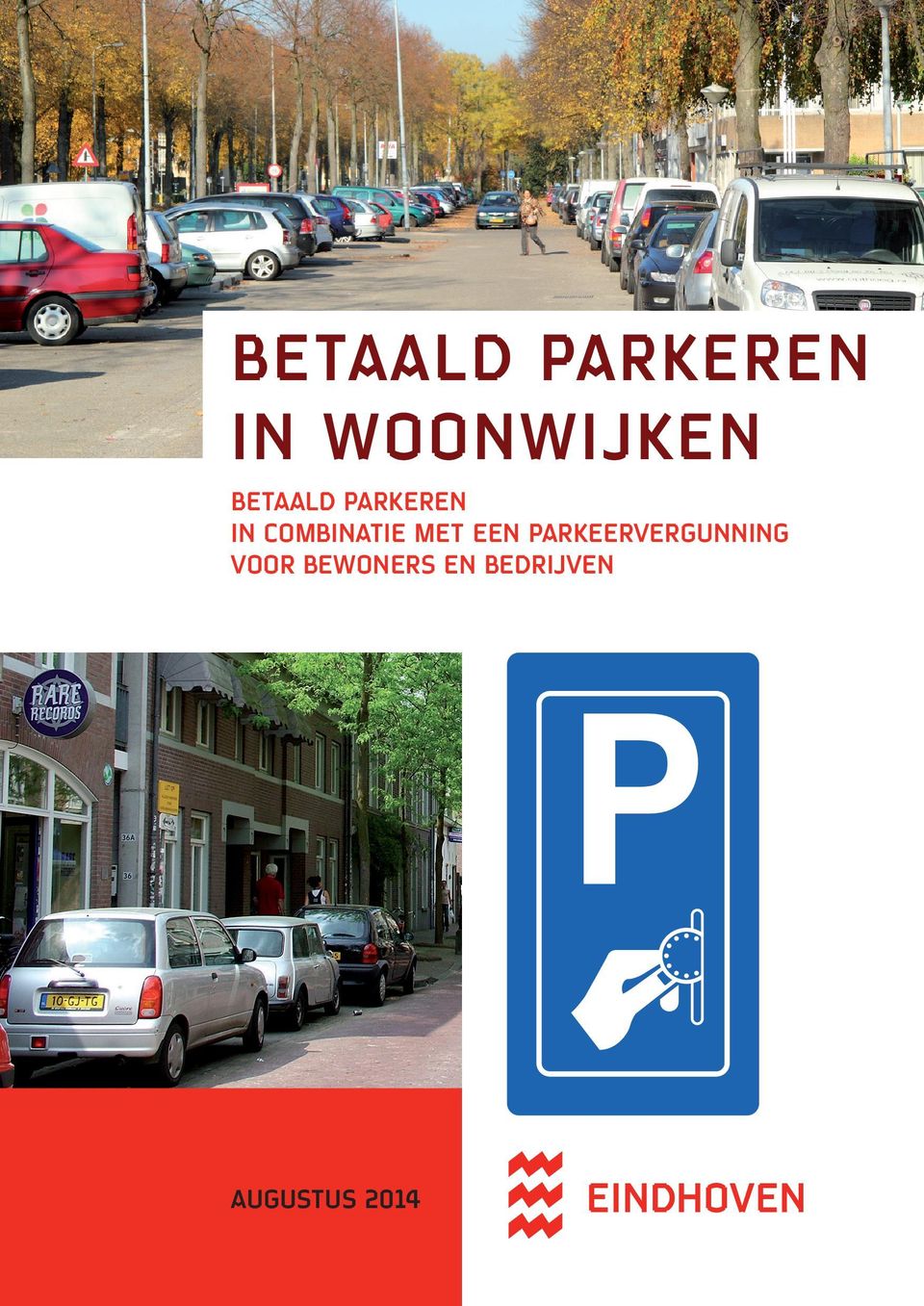 met een parkeervergunning voor