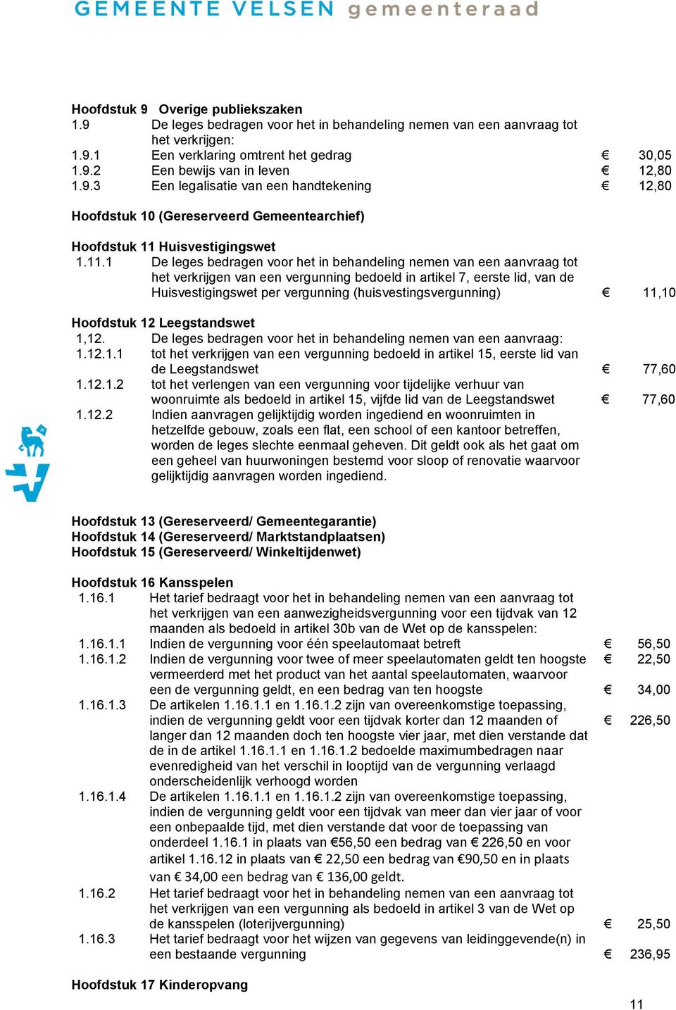 Huisvestigingswet 1.11.